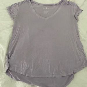 American eagle loose purple v neck